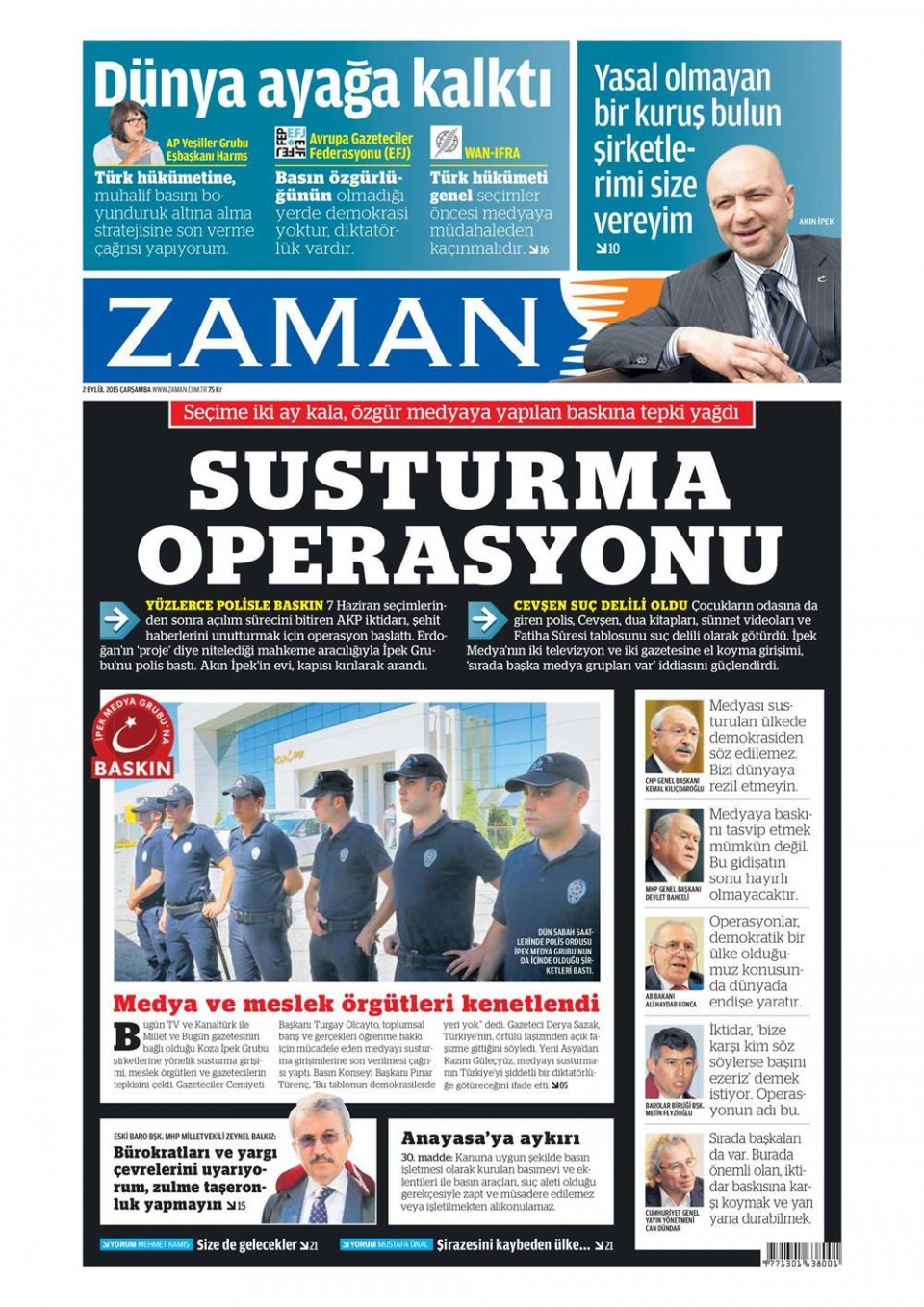 Gazeteler bugün ne yazdı? - 22