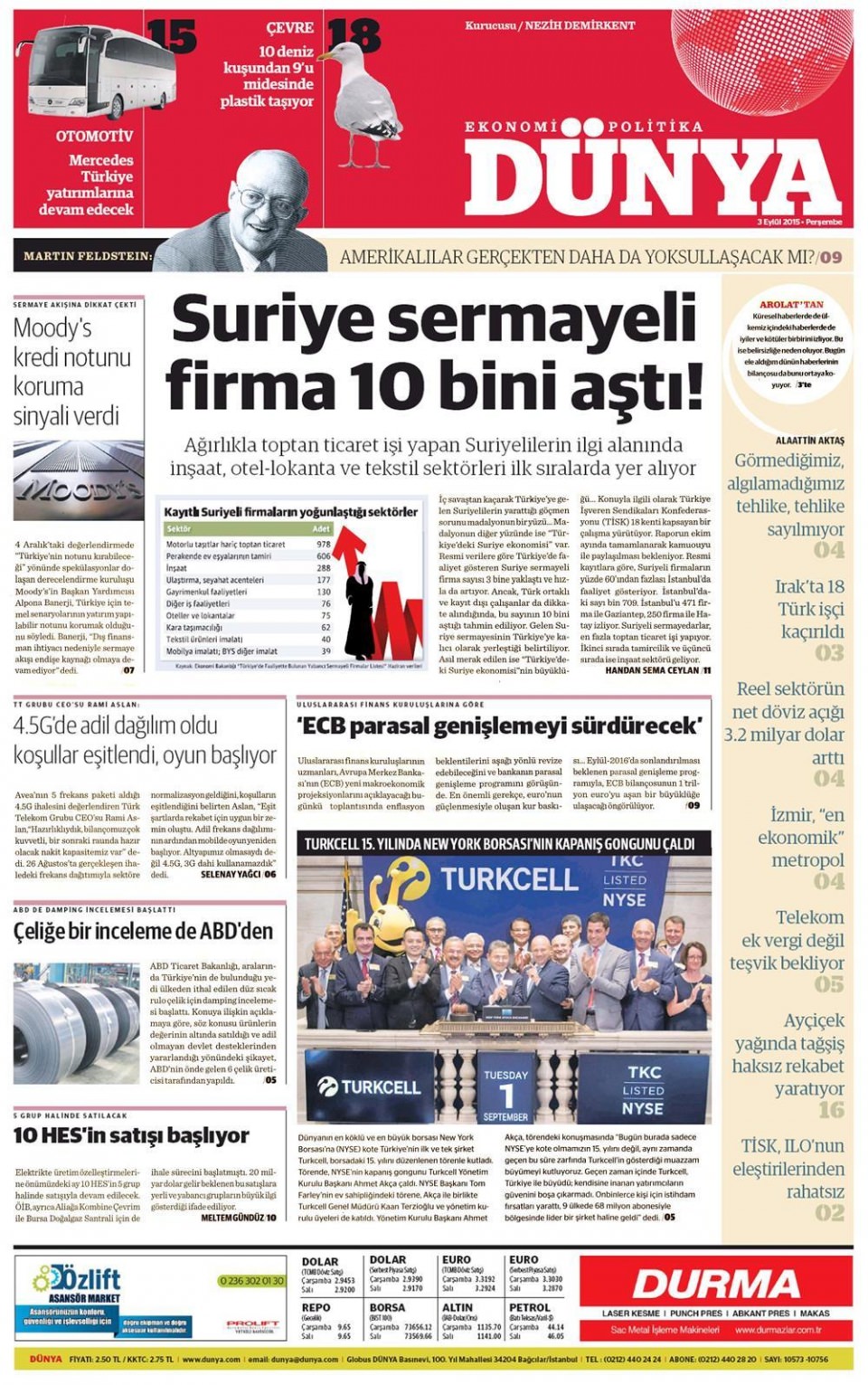 Gazeteler bugün ne yazdı? - 9