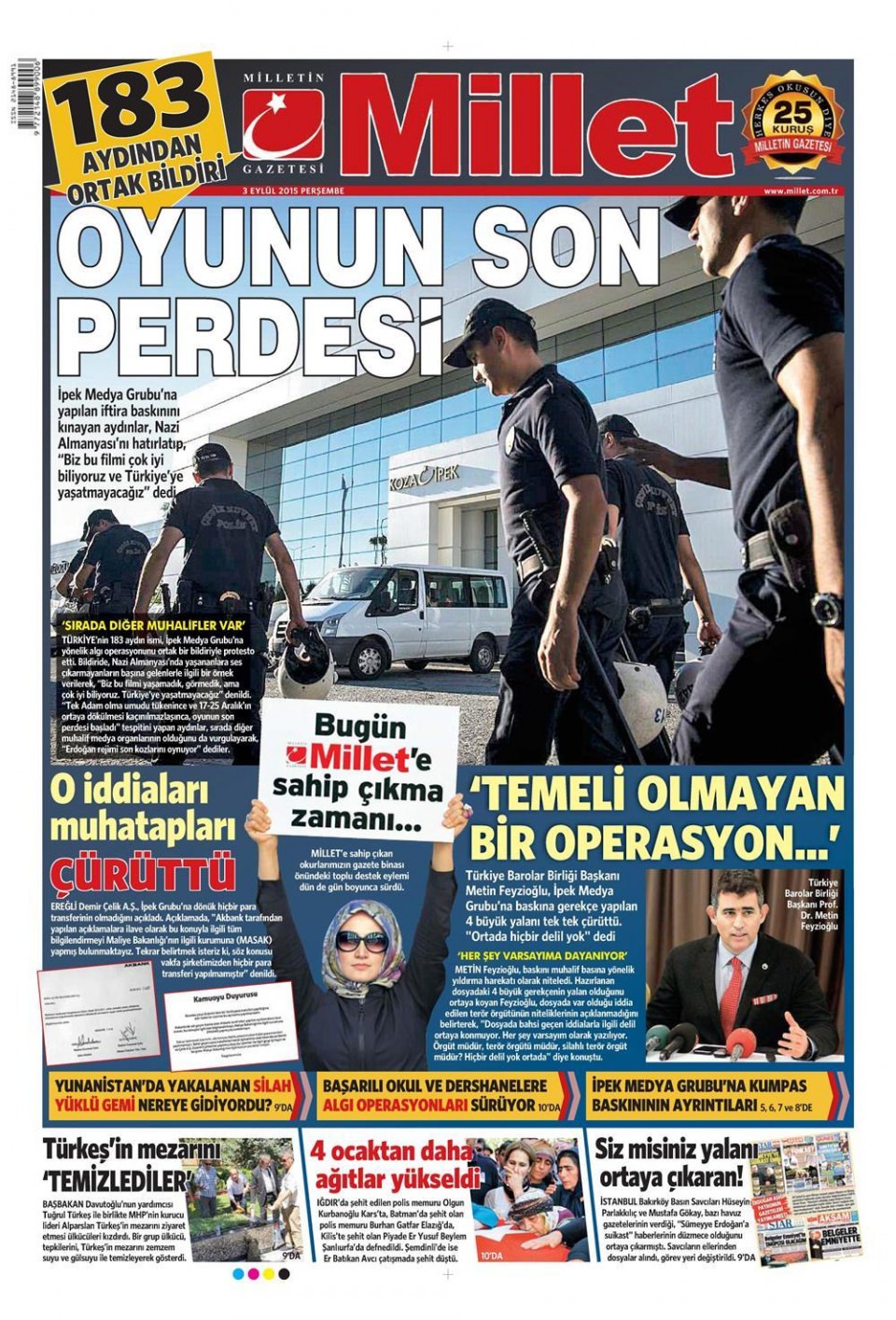 Gazeteler bugün ne yazdı? - 11