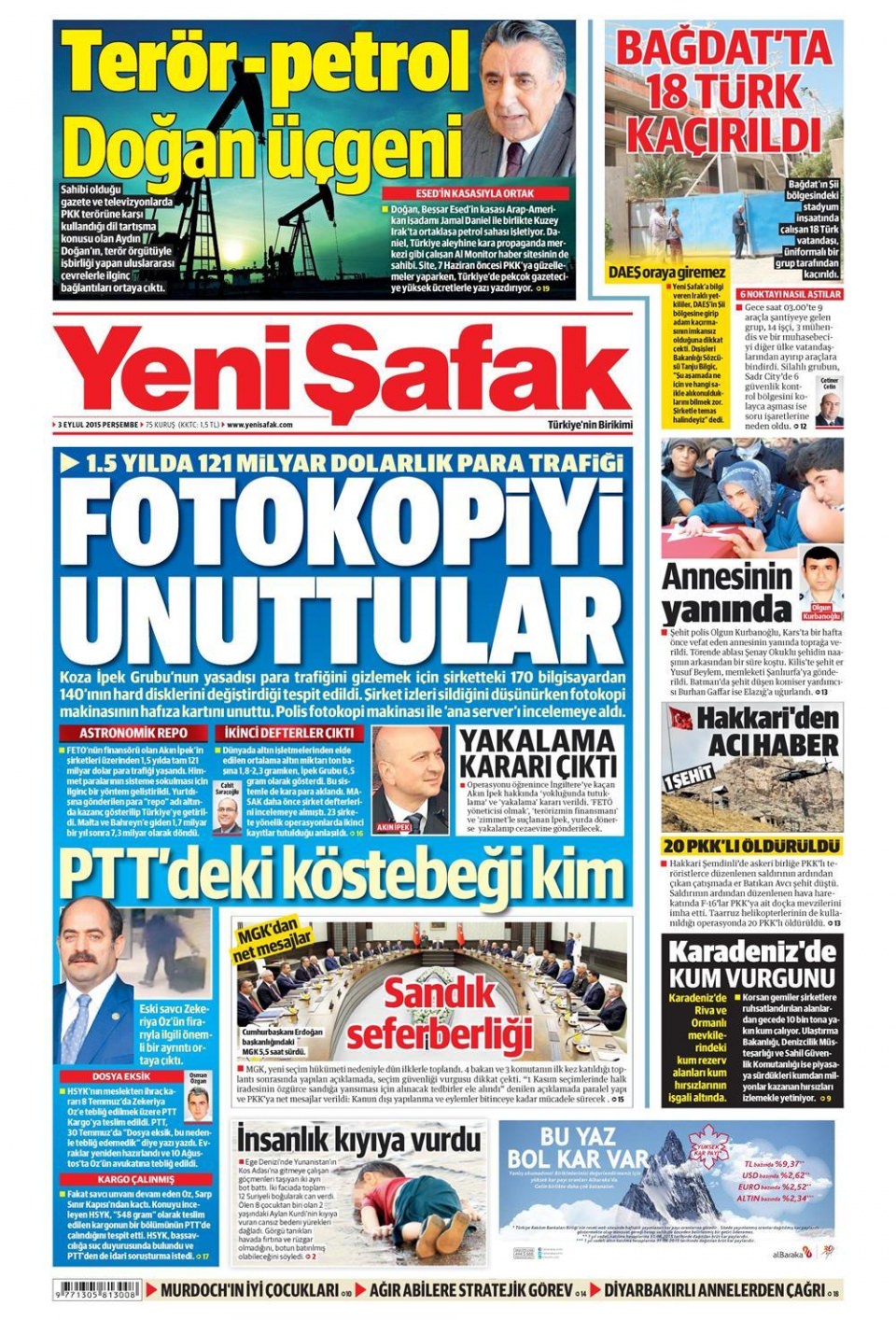 Gazeteler bugün ne yazdı? - 15