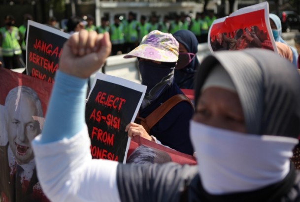 Endonezya'da Sisi karşıtı protesto - 582