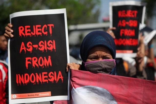 Endonezya'da Sisi karşıtı protesto - 722