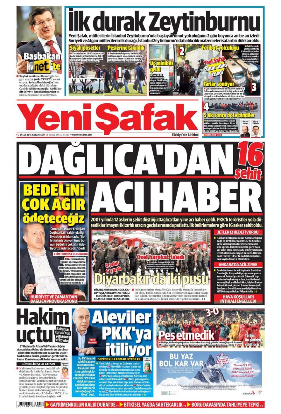 Gazeteler bugün ne yazdı? - 1