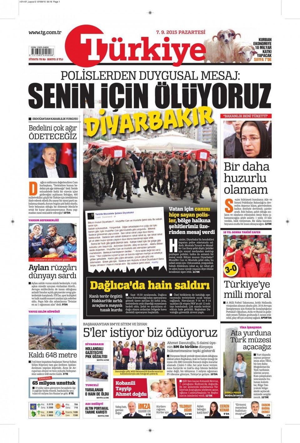 Gazeteler bugün ne yazdı? - 7