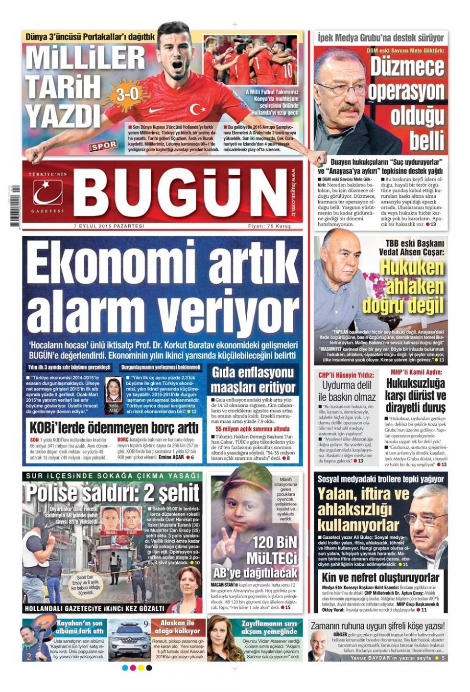 Gazeteler bugün ne yazdı? - 3