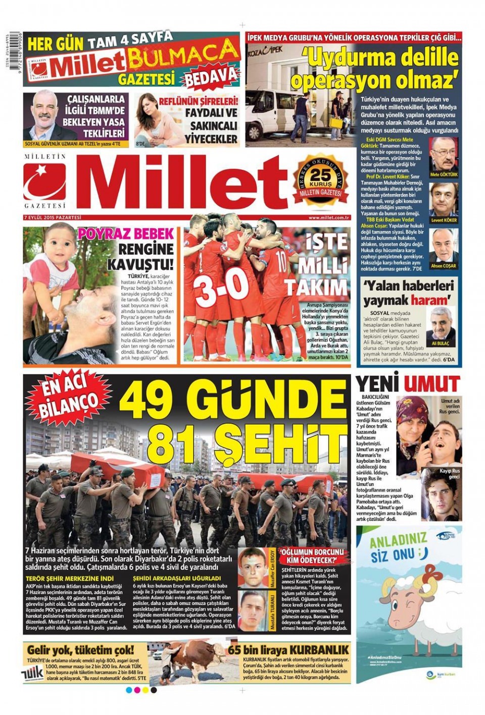 Gazeteler bugün ne yazdı? - 20