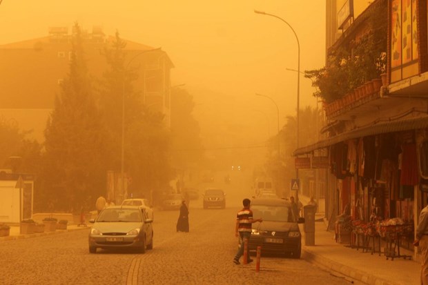 Hatay ve Gaziantep sarıya büründü - 3