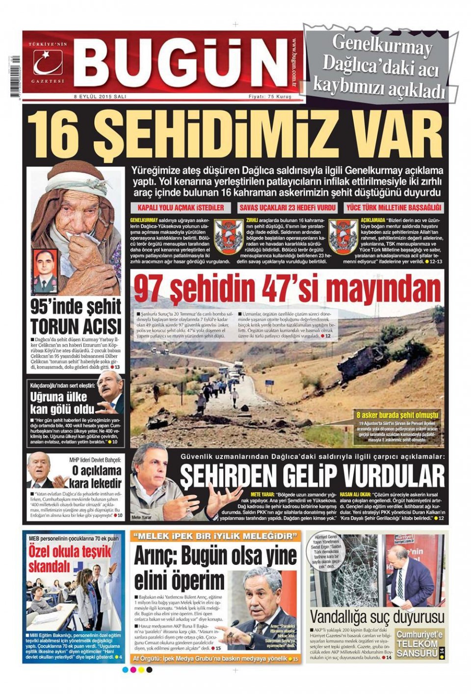 Gazeteler bugün ne yazdı? - 7