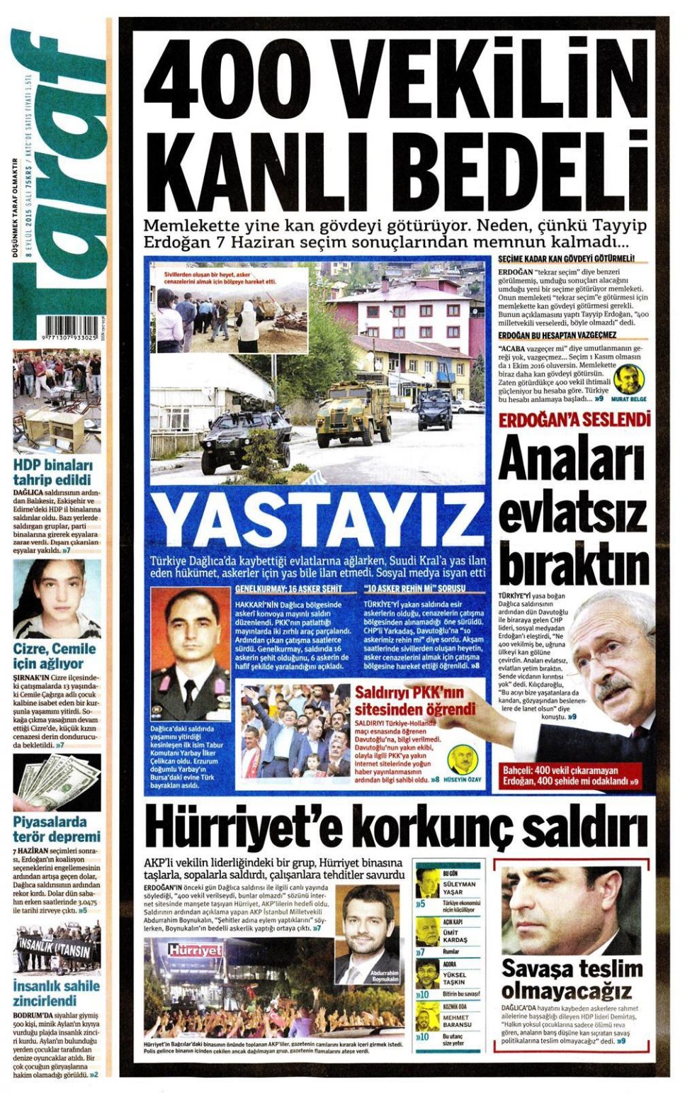 Gazeteler bugün ne yazdı? - 5