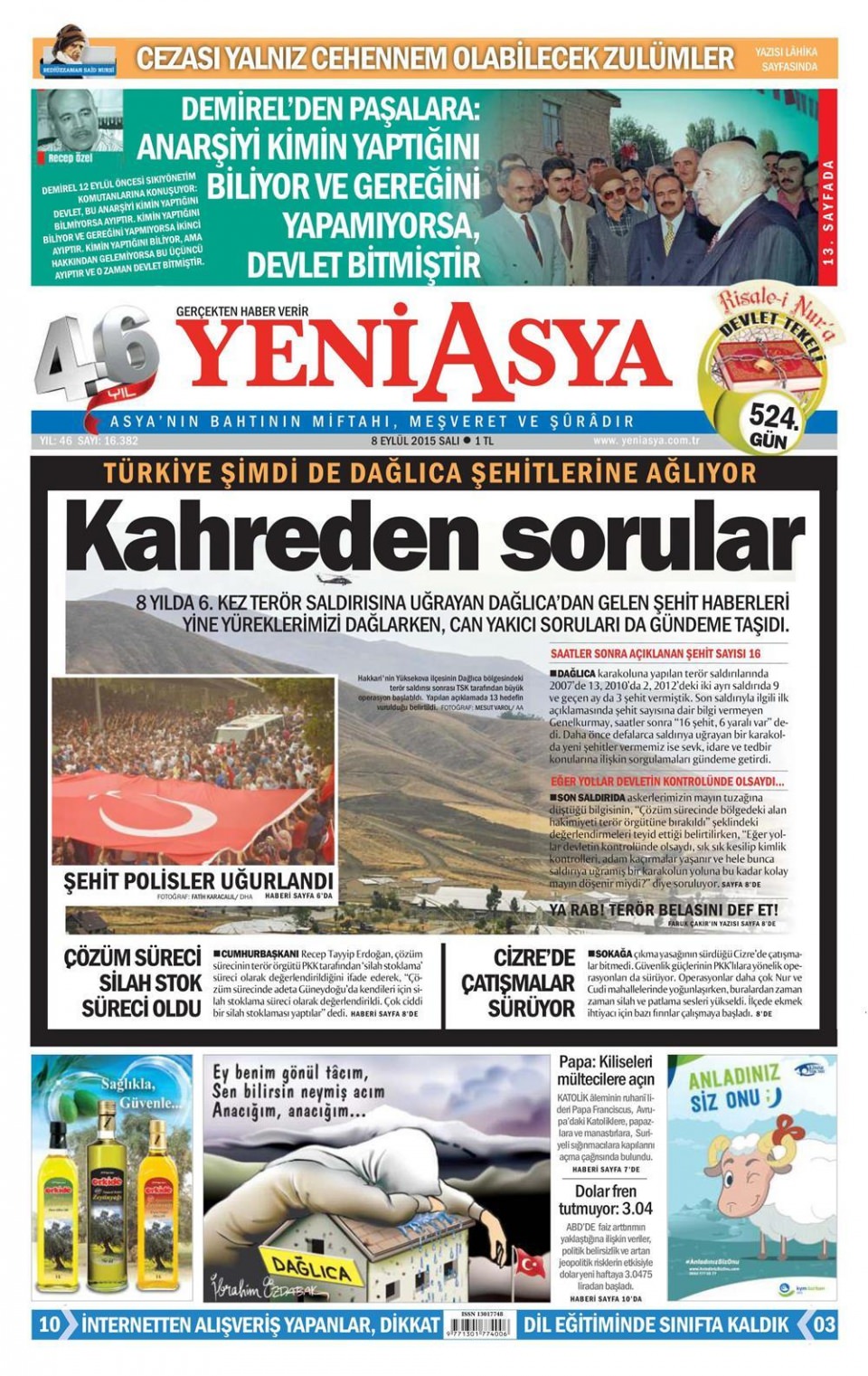 Gazeteler bugün ne yazdı? - 16