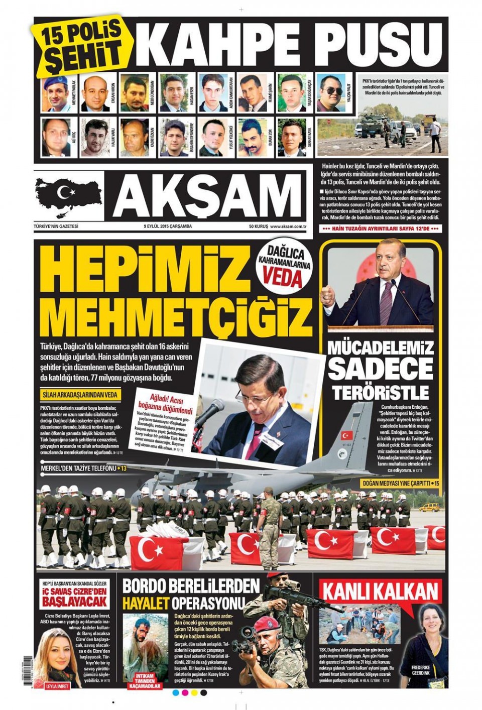 Gazeteler bugün ne yazdı? - 1