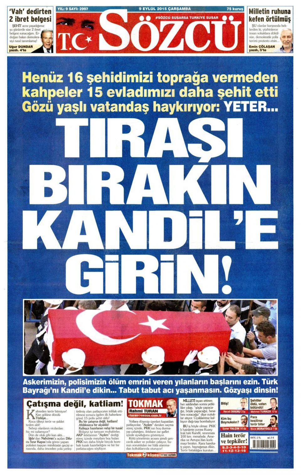 Gazeteler bugün ne yazdı? - 22