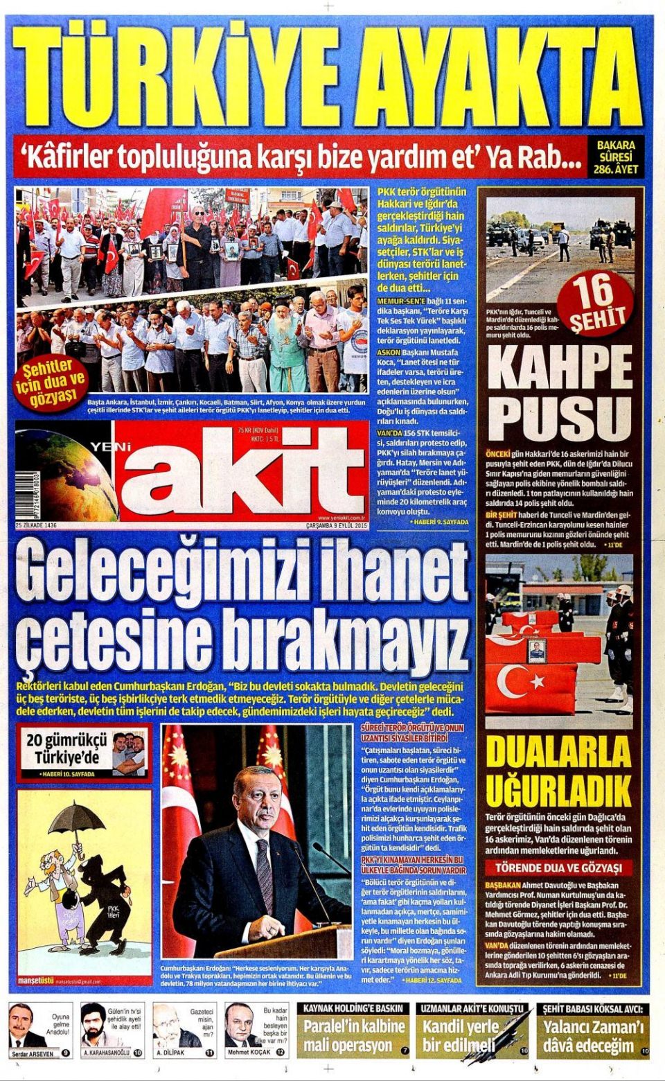 Gazeteler bugün ne yazdı? - 18