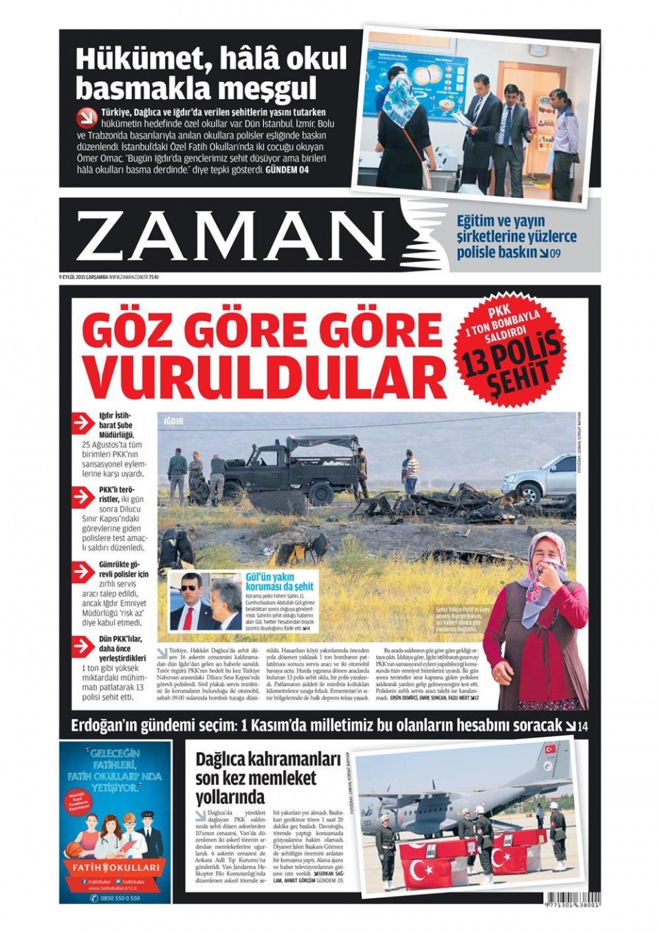 Gazeteler bugün ne yazdı? - 14