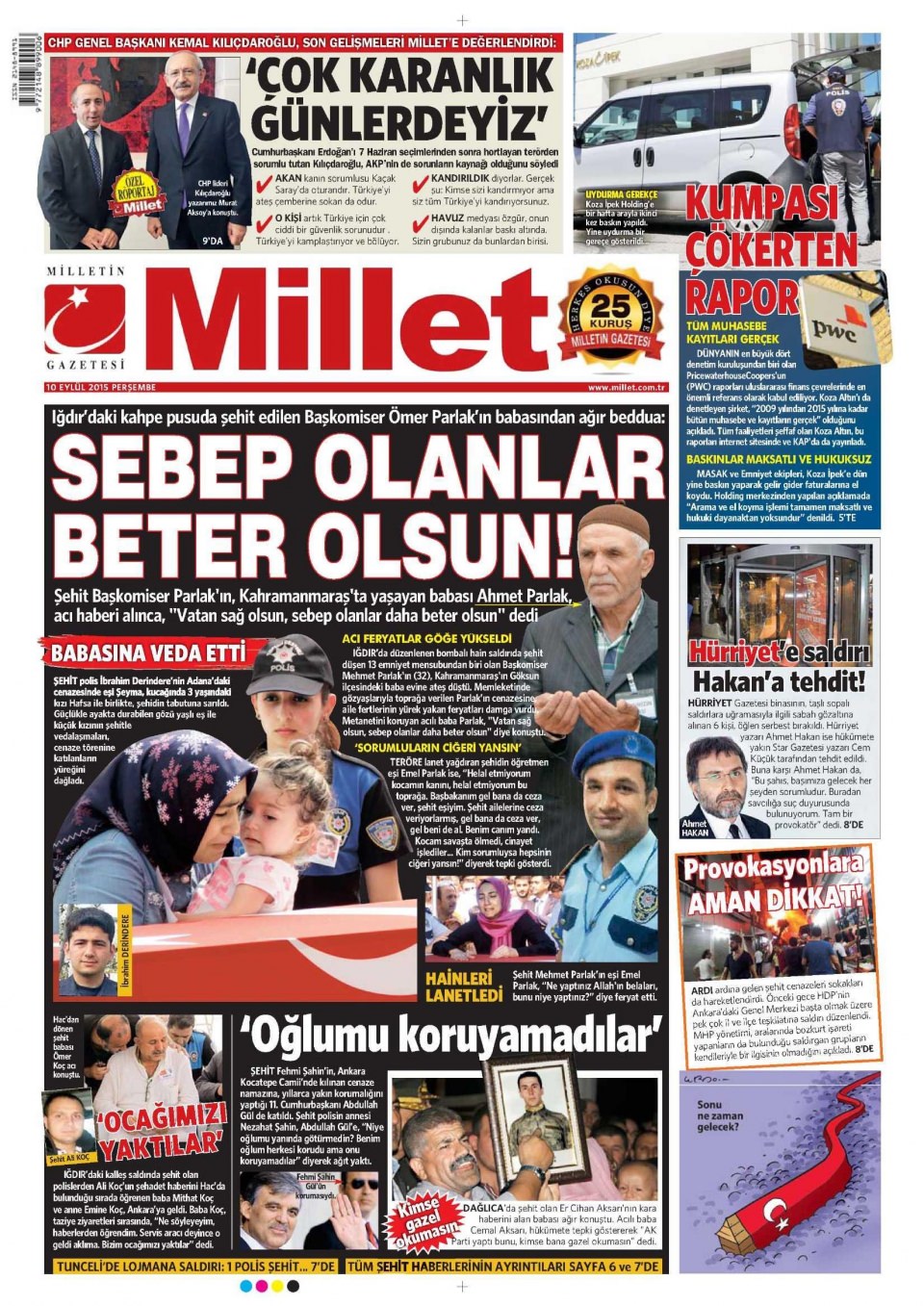 Gazeteler bugün ne yazdı? - 5