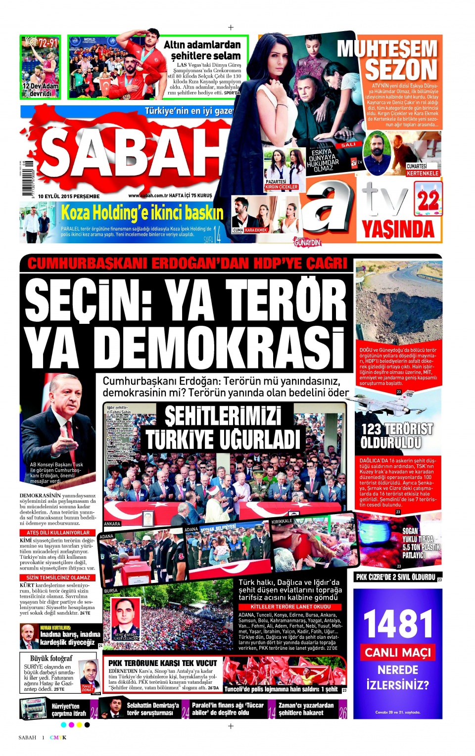 Gazeteler bugün ne yazdı? - 14