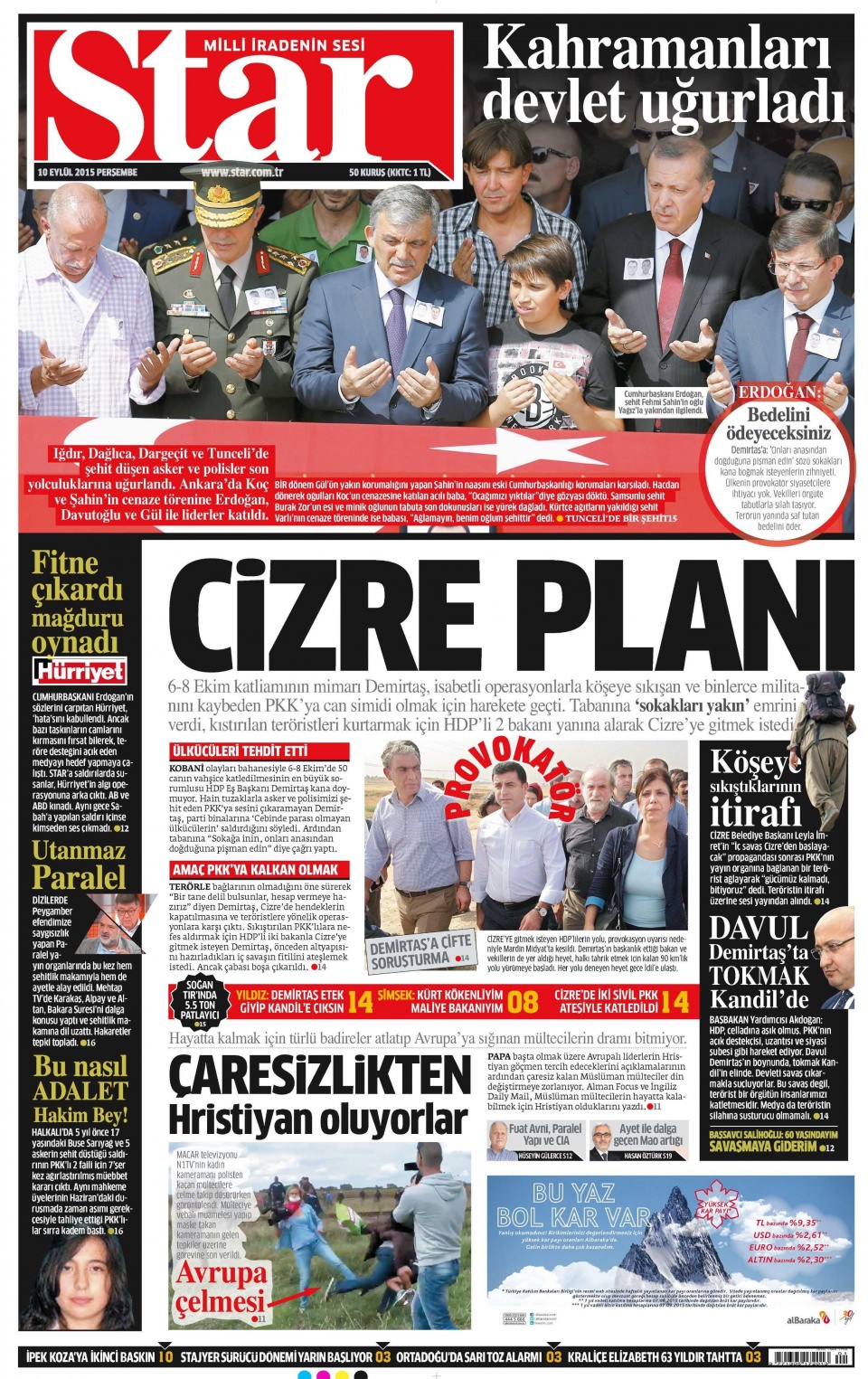 Gazeteler bugün ne yazdı? - 13