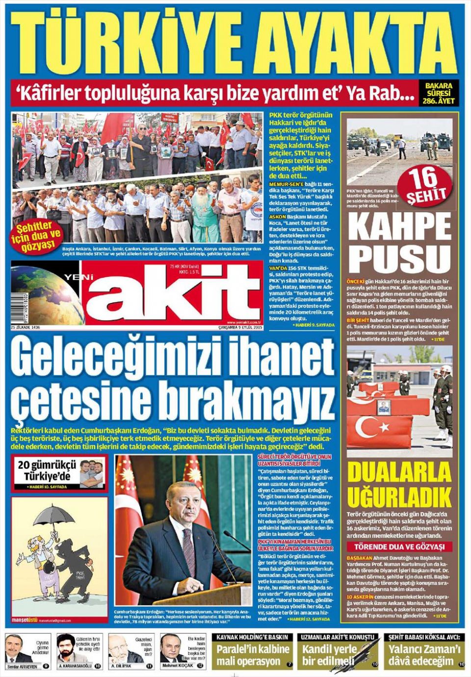 Gazeteler bugün ne yazdı? - 2