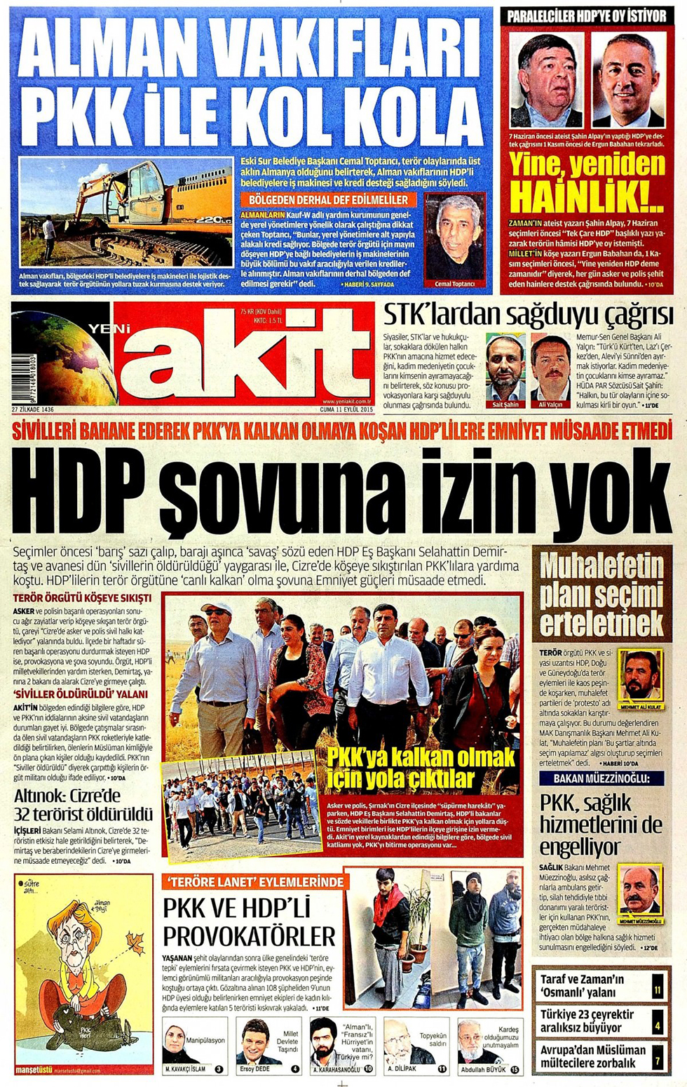 Gazeteler bugün ne yazdı? - 1