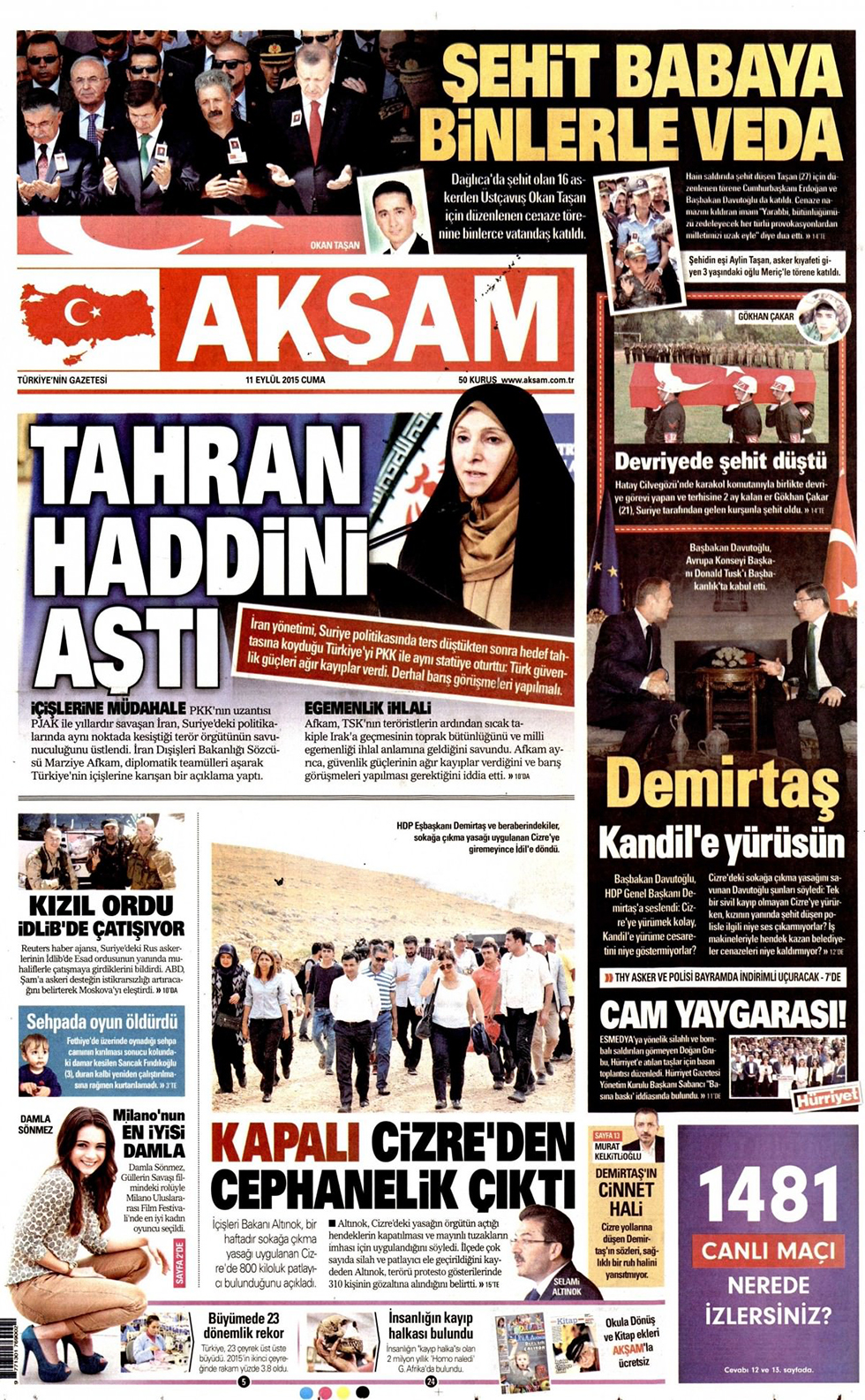 Gazeteler bugün ne yazdı? - 25