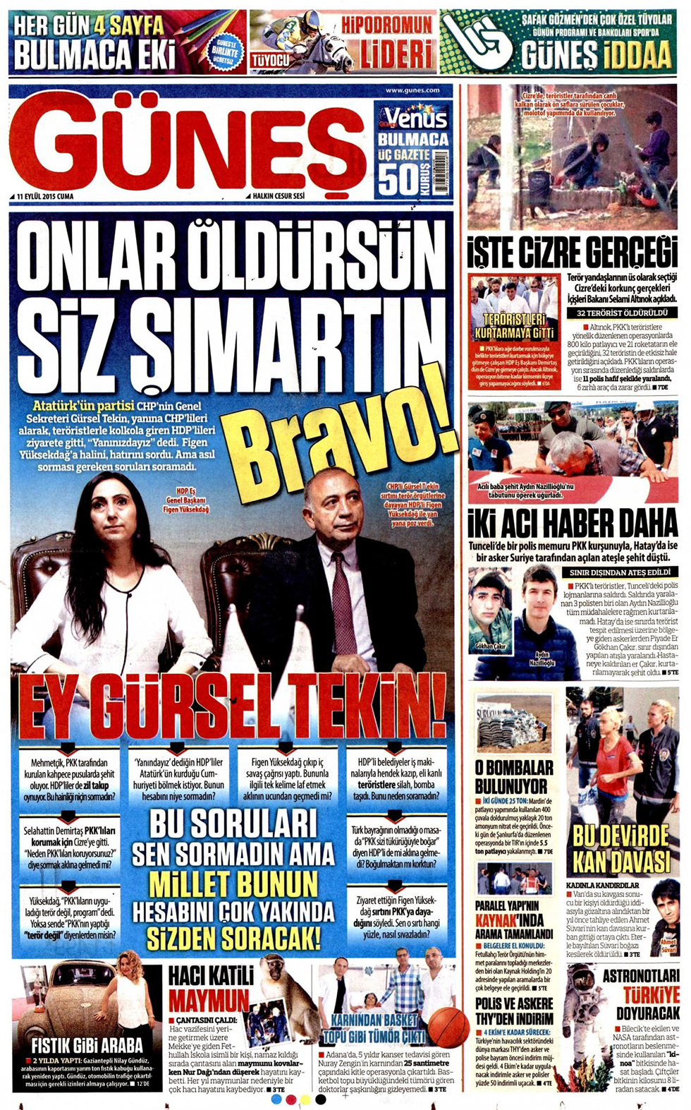 Gazeteler bugün ne yazdı? - 13