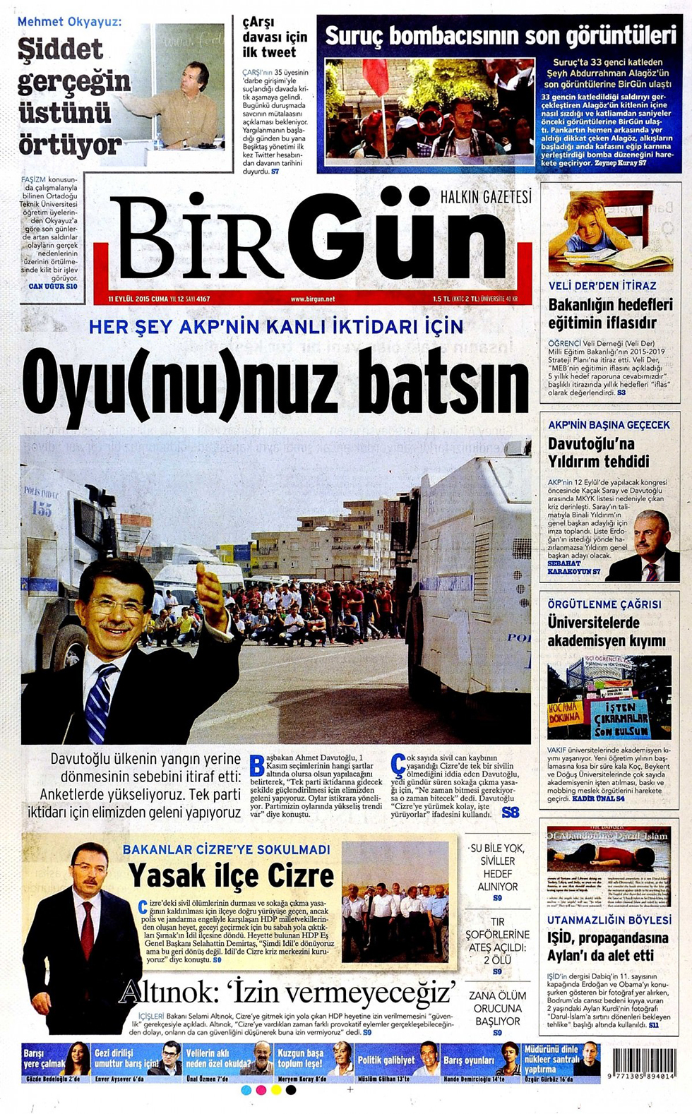 Gazeteler bugün ne yazdı? - 3