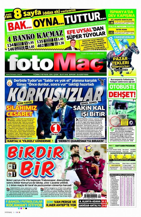 26 Şubat 2017 gazete manşetleri - 9