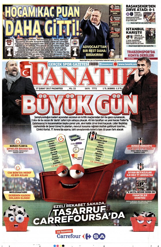 27 Şubat 2017 gazete manşetleri - 6