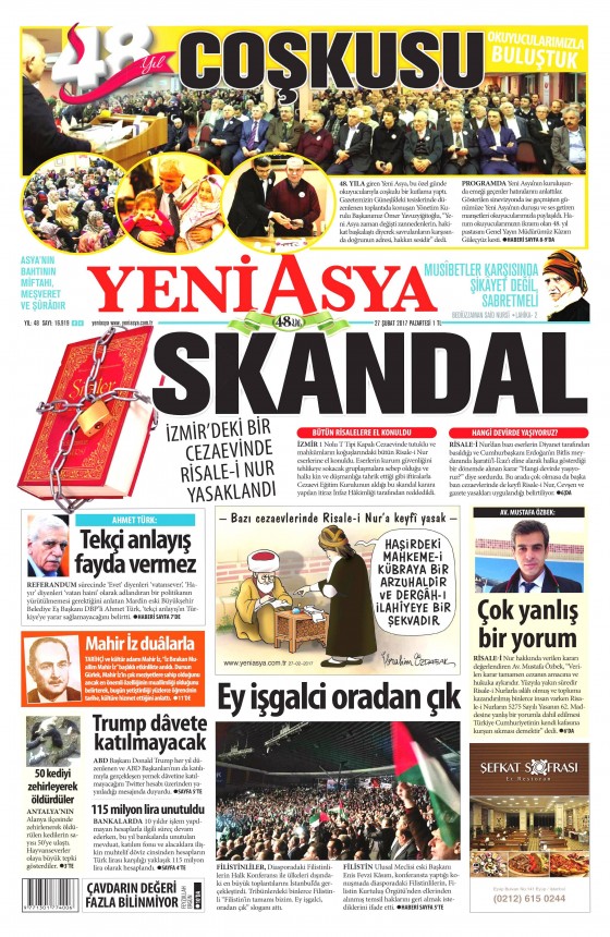 27 Şubat 2017 gazete manşetleri - 16