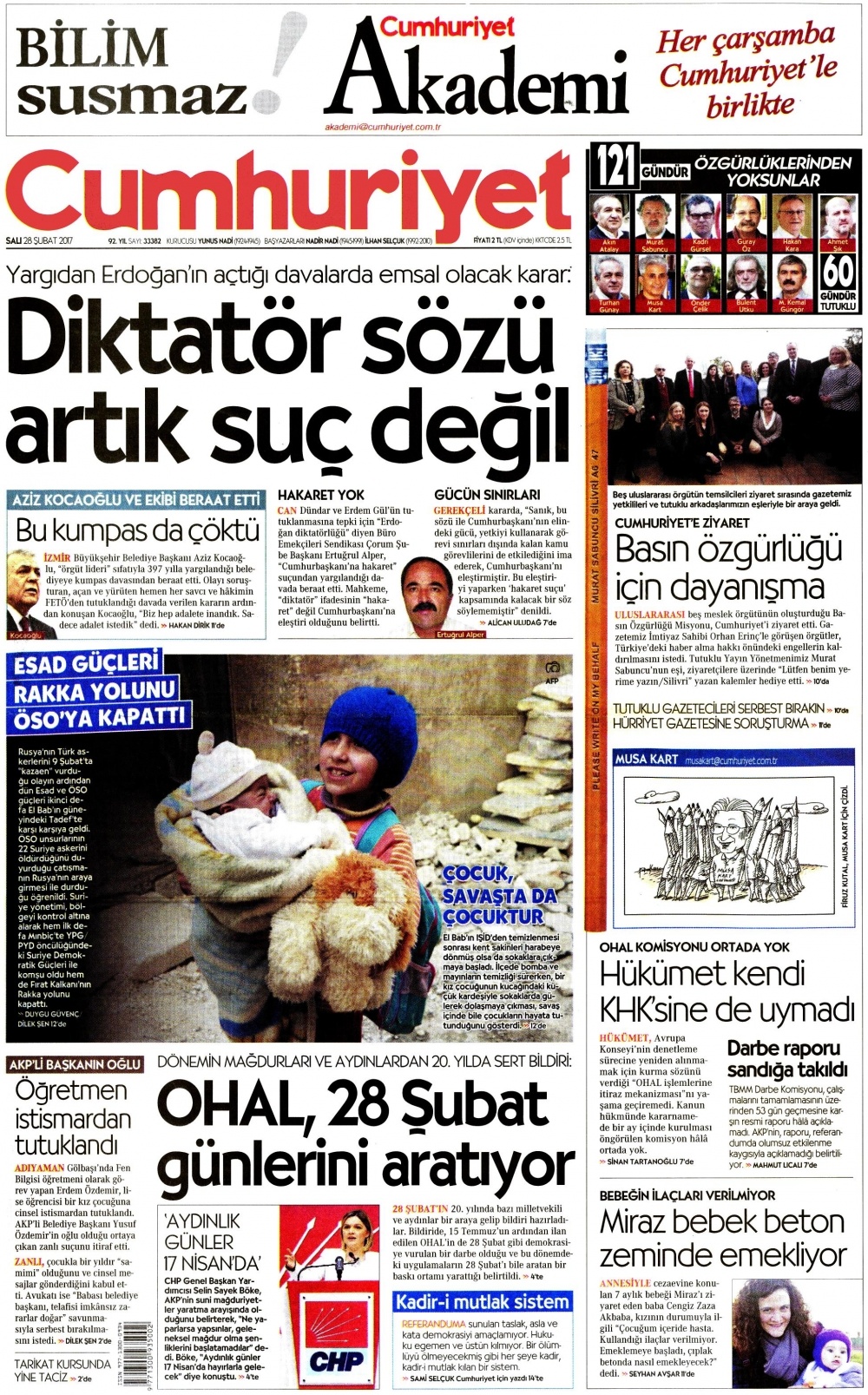 28 Şubat 2017 gazete manşetleri - 4