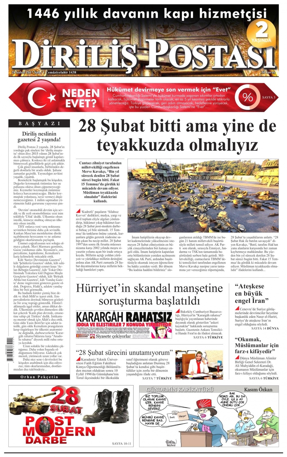 28 Şubat 2017 gazete manşetleri - 6