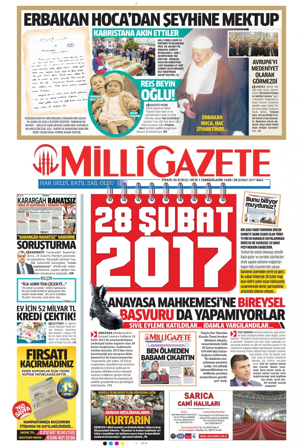 28 Şubat 2017 gazete manşetleri - 2