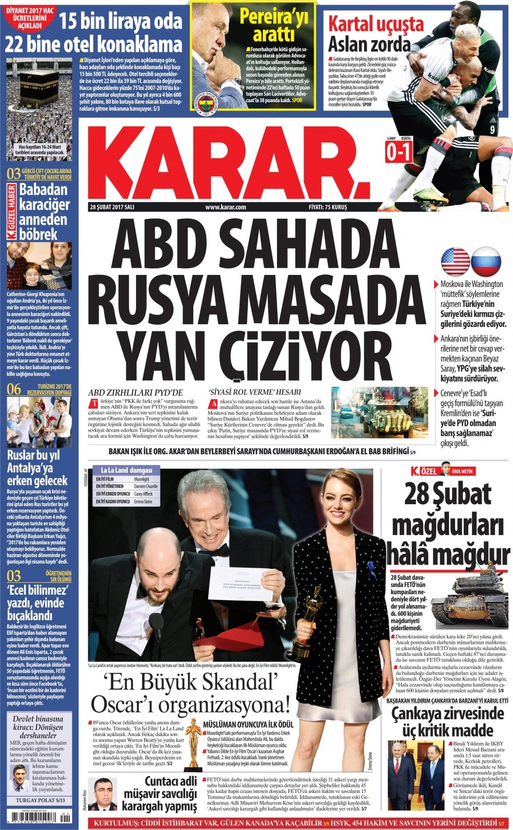 28 Şubat 2017 gazete manşetleri - 3