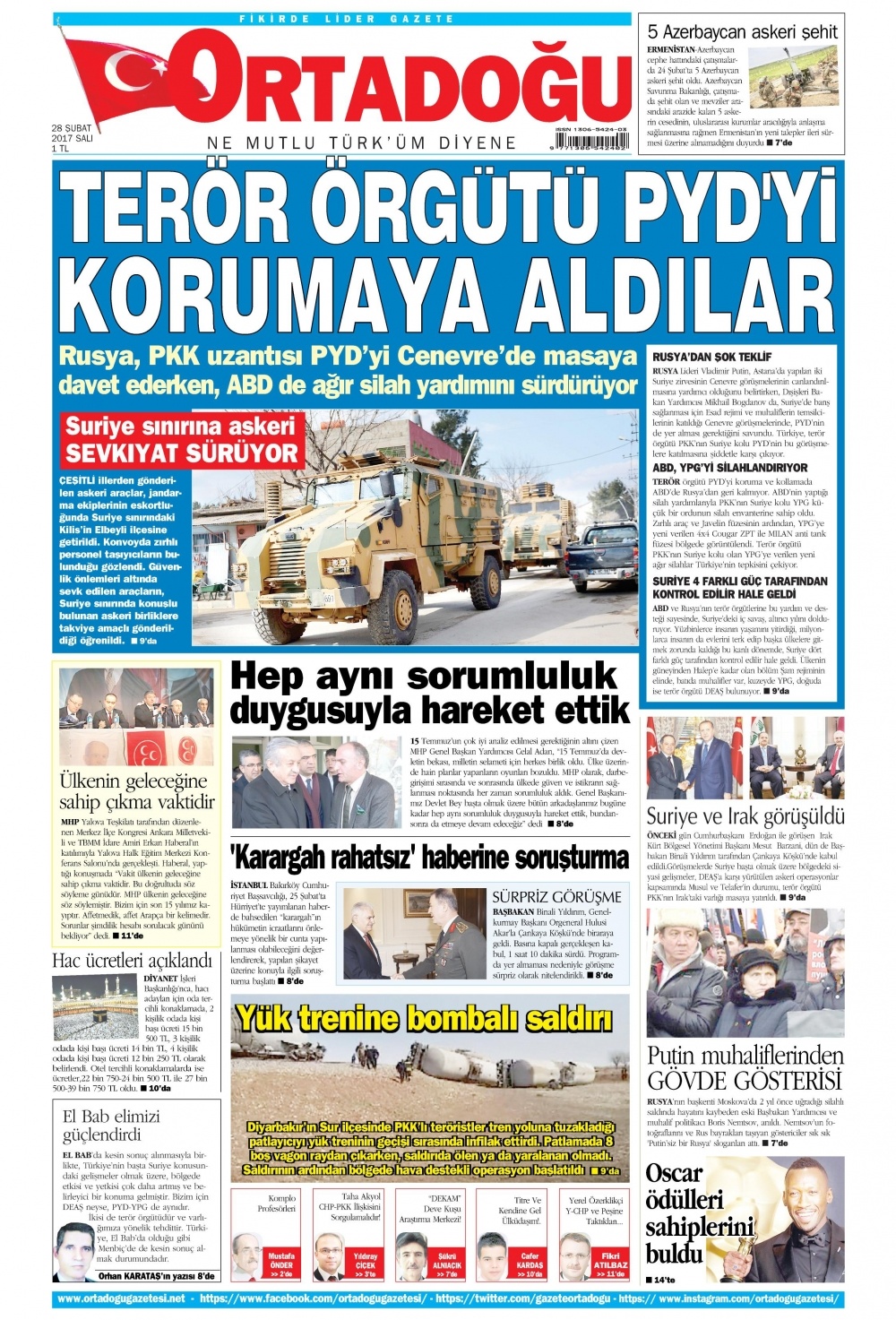 28 Şubat 2017 gazete manşetleri - 8