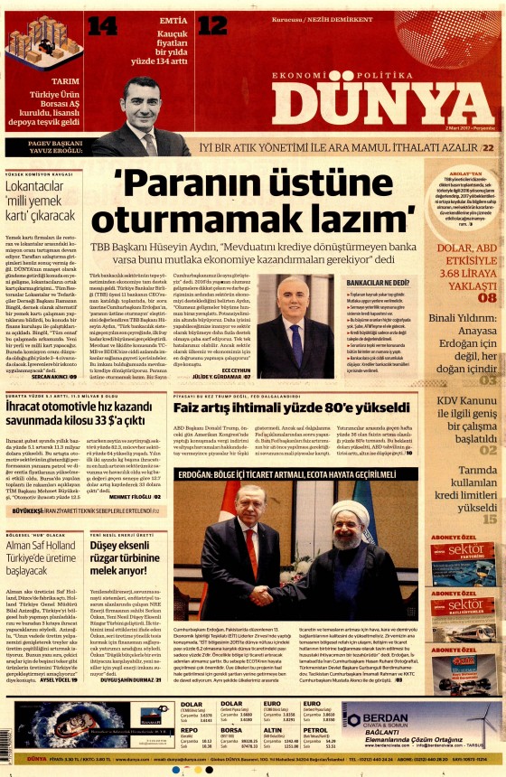 2 Mart 2017 gazete manşetleri - 7