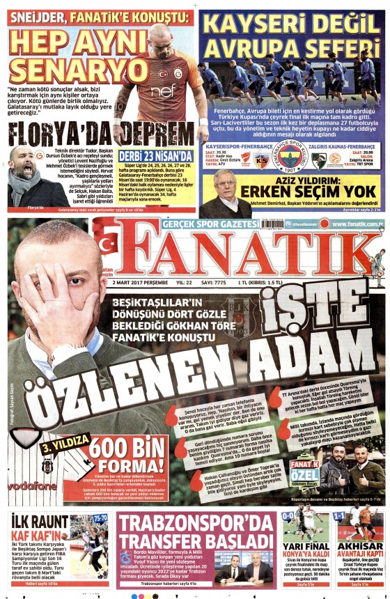 2 Mart 2017 gazete manşetleri - 8