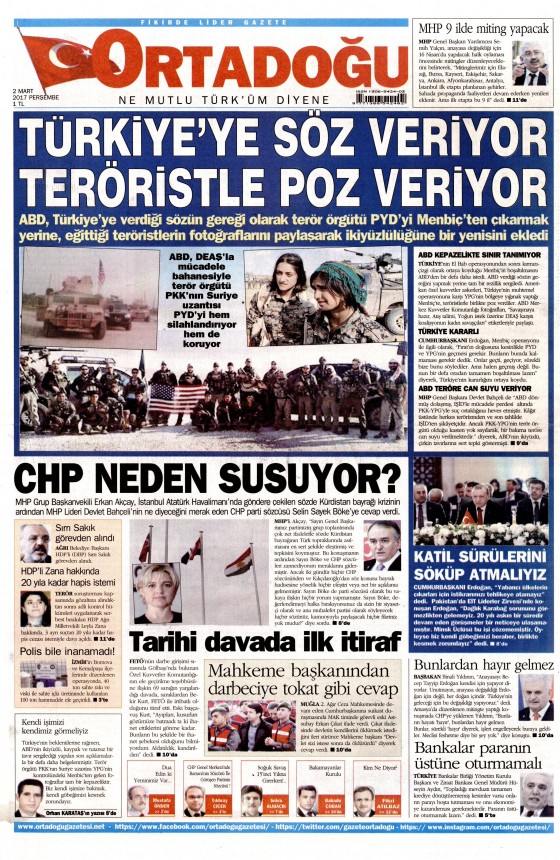 2 Mart 2017 gazete manşetleri - 10