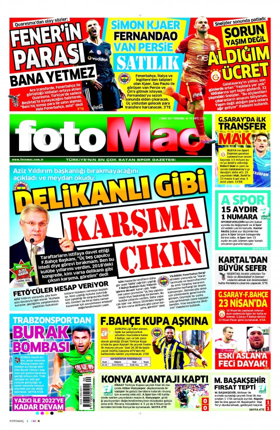2 Mart 2017 gazete manşetleri - 11