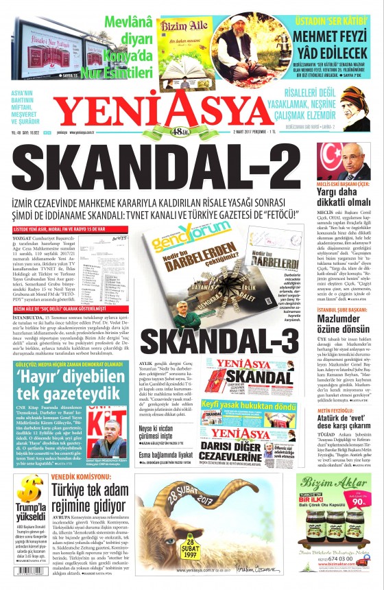 2 Mart 2017 gazete manşetleri - 14