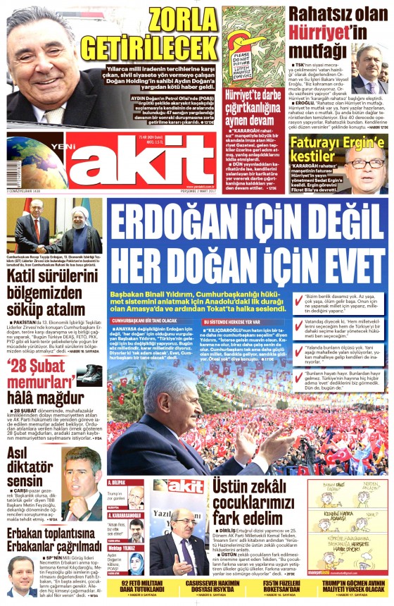 2 Mart 2017 gazete manşetleri - 18