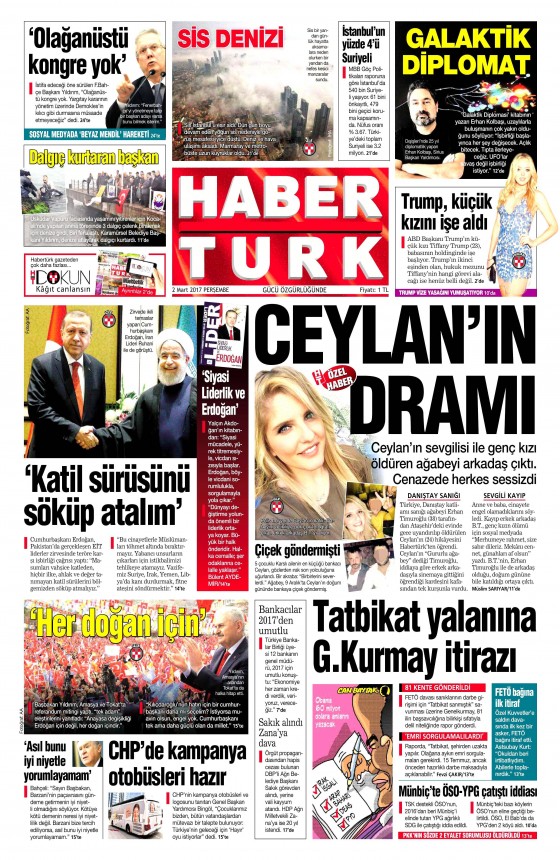 2 Mart 2017 gazete manşetleri - 20