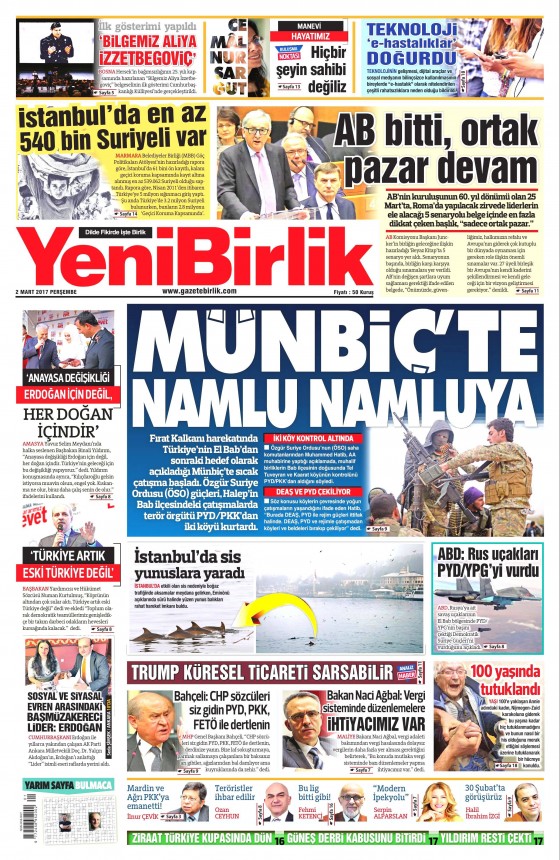 2 Mart 2017 gazete manşetleri - 4