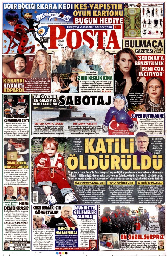 5 Mart 2017 gazete manşetleri - 2