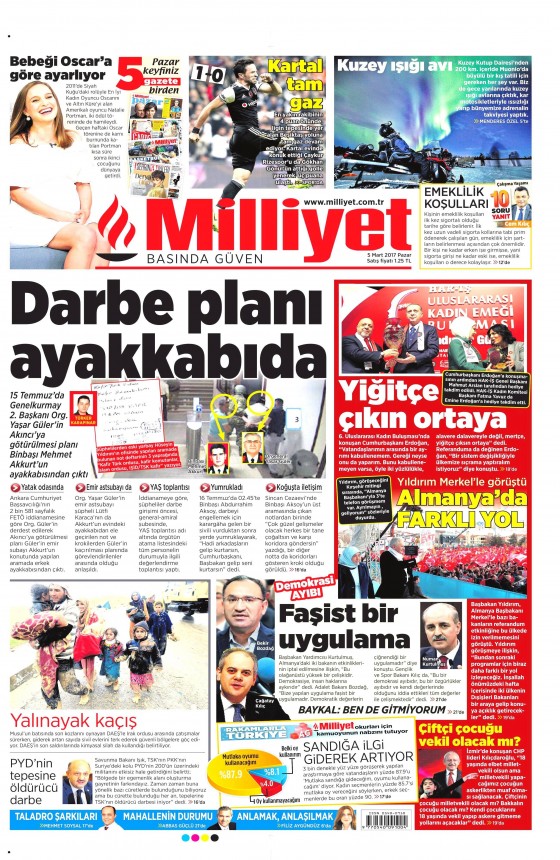 5 Mart 2017 gazete manşetleri - 6