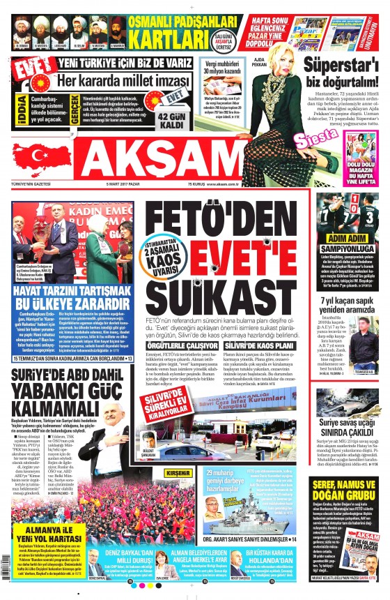 5 Mart 2017 gazete manşetleri - 11