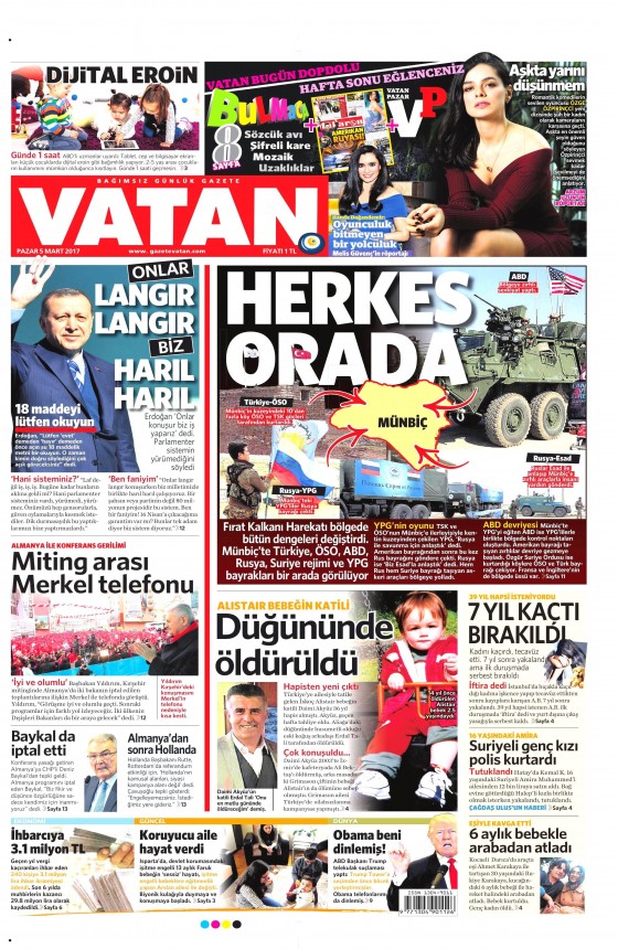 5 Mart 2017 gazete manşetleri - 15