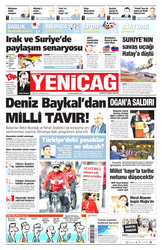 5 Mart 2017 gazete manşetleri - 17