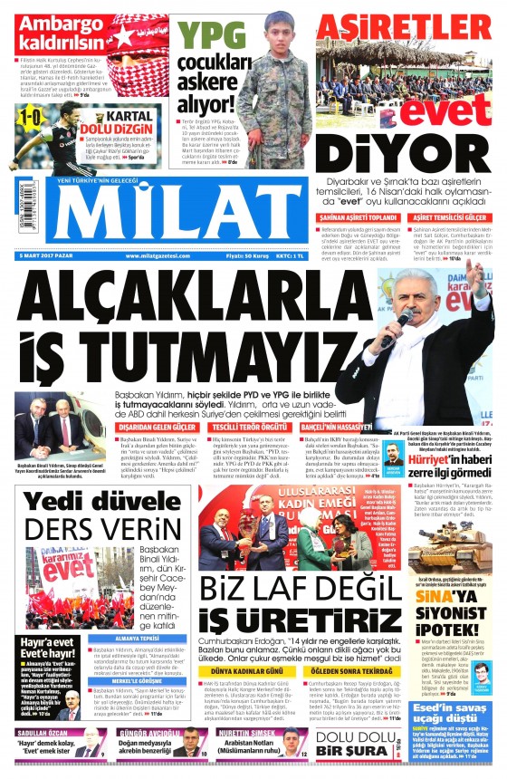 5 Mart 2017 gazete manşetleri - 18