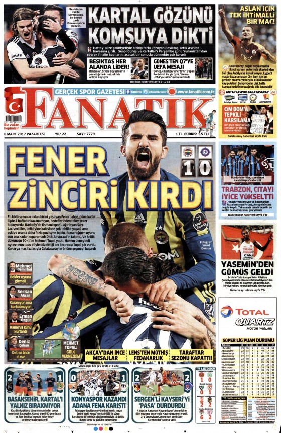 6 Mart 2017 gazete manşetleri - 123