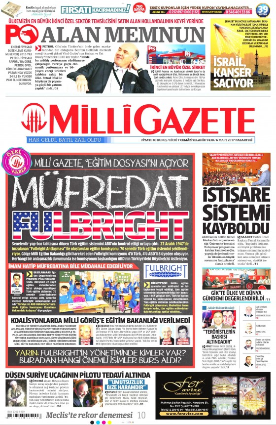 6 Mart 2017 gazete manşetleri - 127